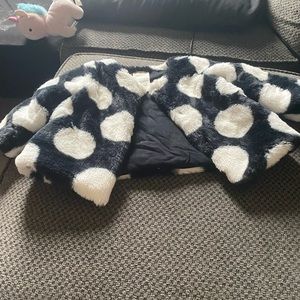 First impressions baby girl fur coat size 6-9 months